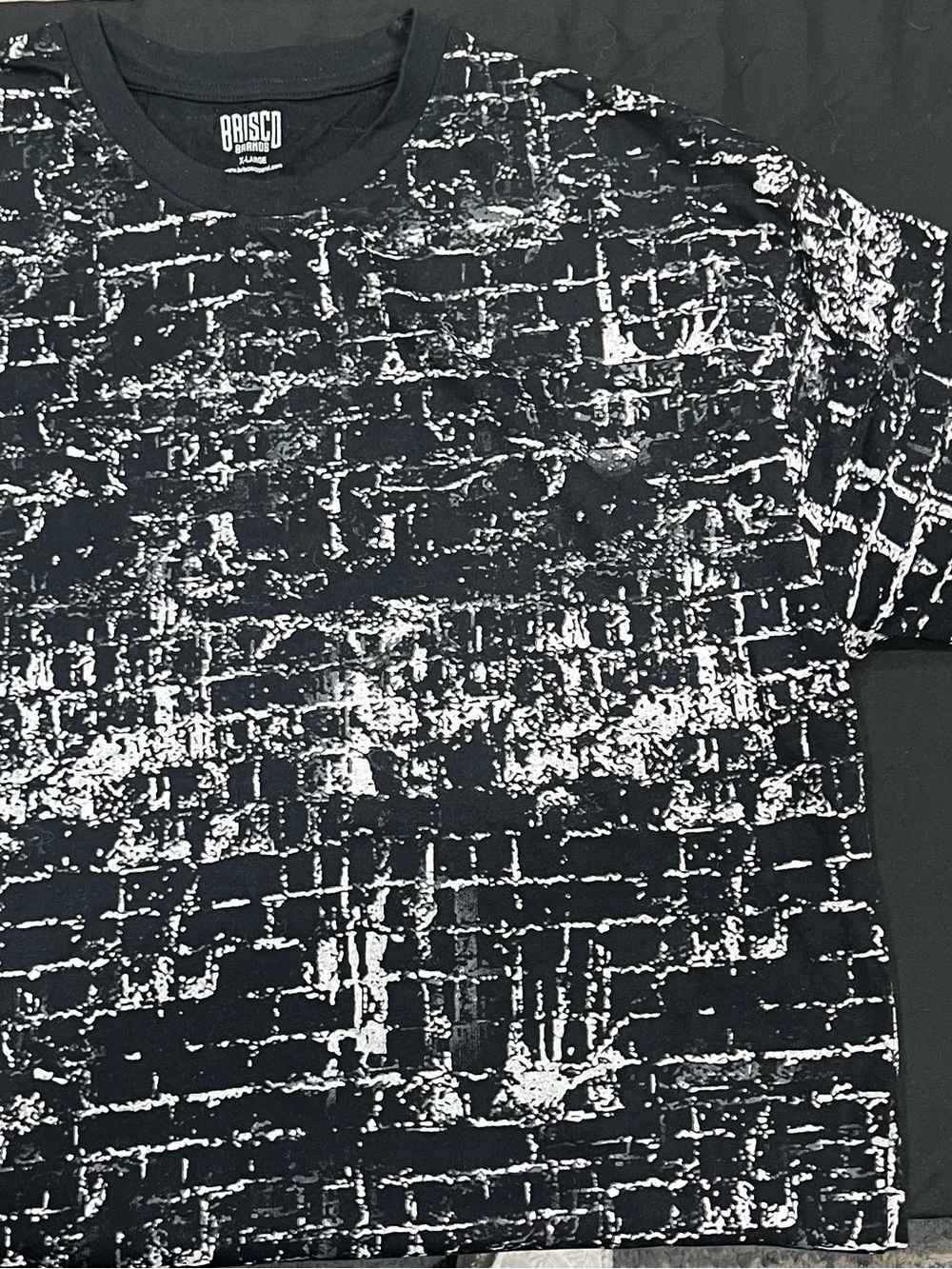 Brisco Black & White Short Sleeve Graphic Tee